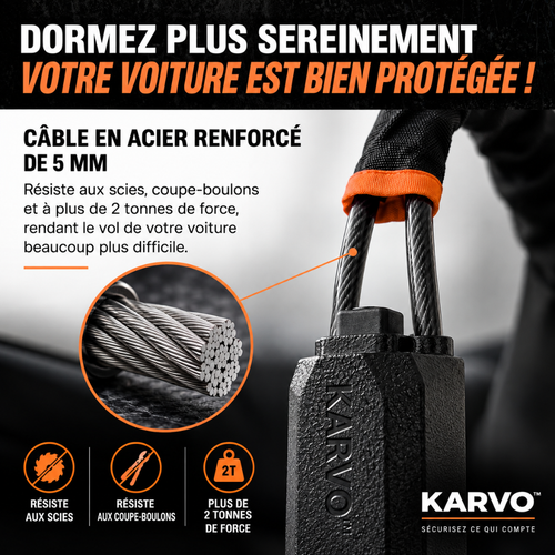 KARVO™ Protégez votre voiture à chaque stationnement.