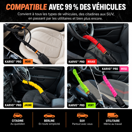 KARVO™ Protégez votre voiture à chaque stationnement.
