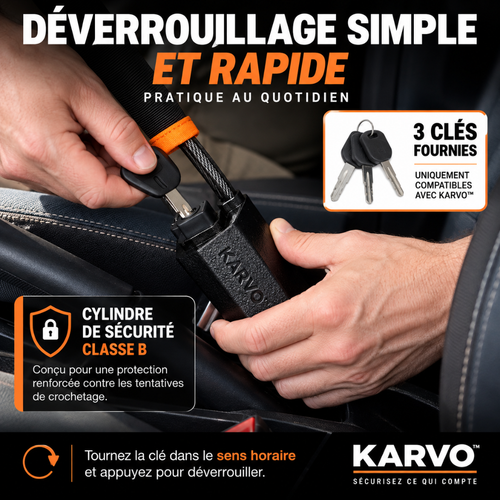 KARVO™ Protégez votre voiture à chaque stationnement.