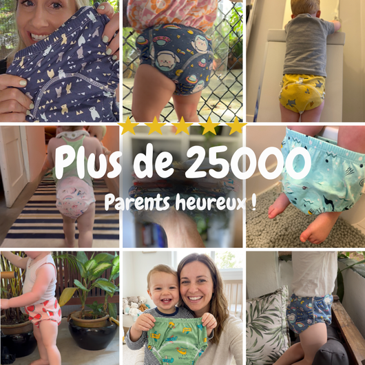 Les culottes d'apprentissage qui accompagnent les petits vers l'autonomie.